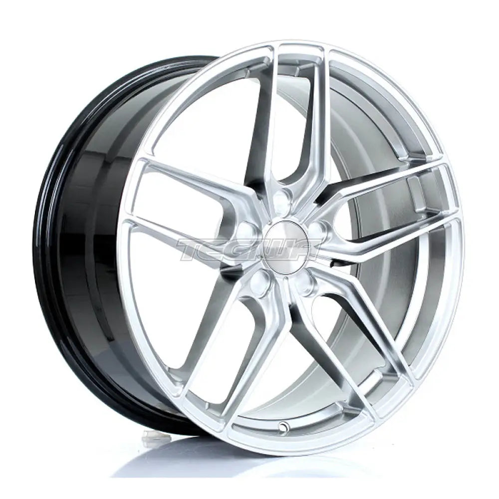 BOLA B11 Alloy Wheel 19x8.5 5x115 ET25 To 52 72.6mm CB Hyper Silver Alloy Wheels