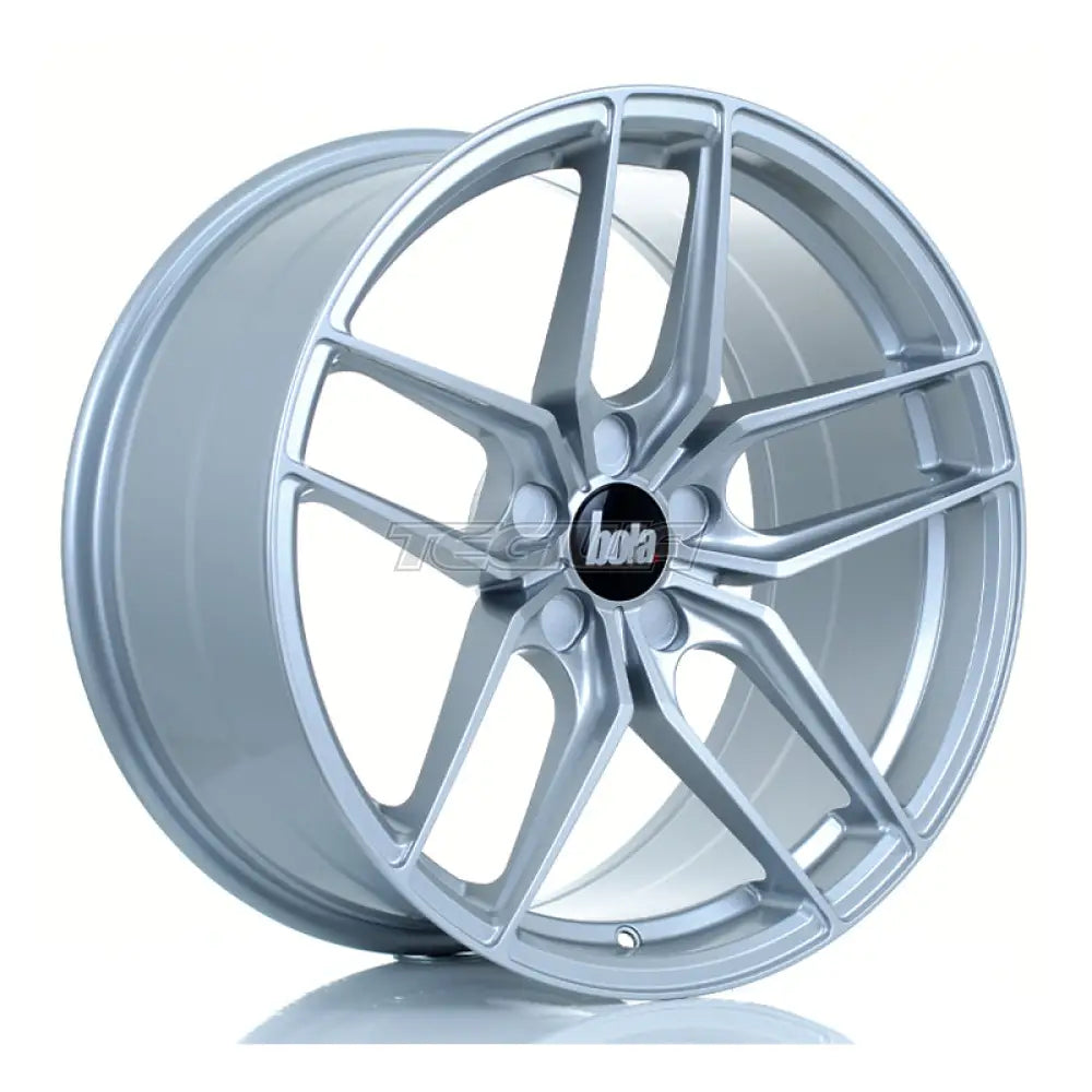 BOLA B11 Alloy Wheel 19x9.5 5x127 ET25 To 45 72.6mm CB Crystal Silver Alloy Wheels