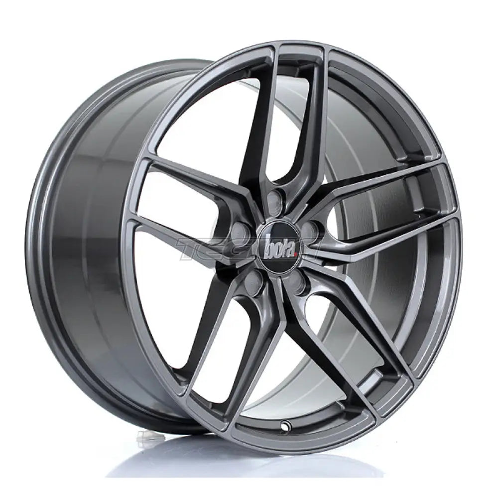 BOLA B11 Alloy Wheel 19x9.5 5x127 ET25 To 45 72.6mm CB Light Gunmetal Alloy Wheels