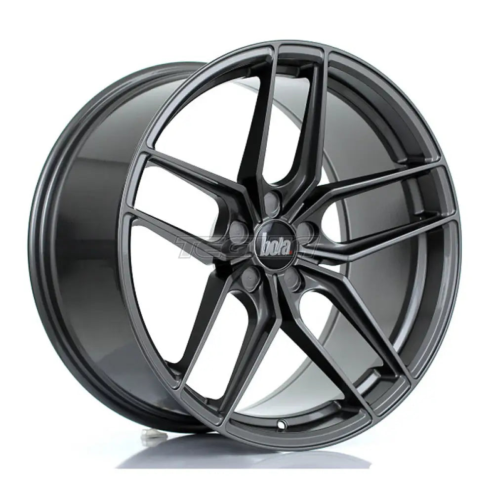 BOLA B11 Alloy Wheel 20x10 5x114 ET20 To 45 72.6mm CB Light Gunmetal Alloy Wheels