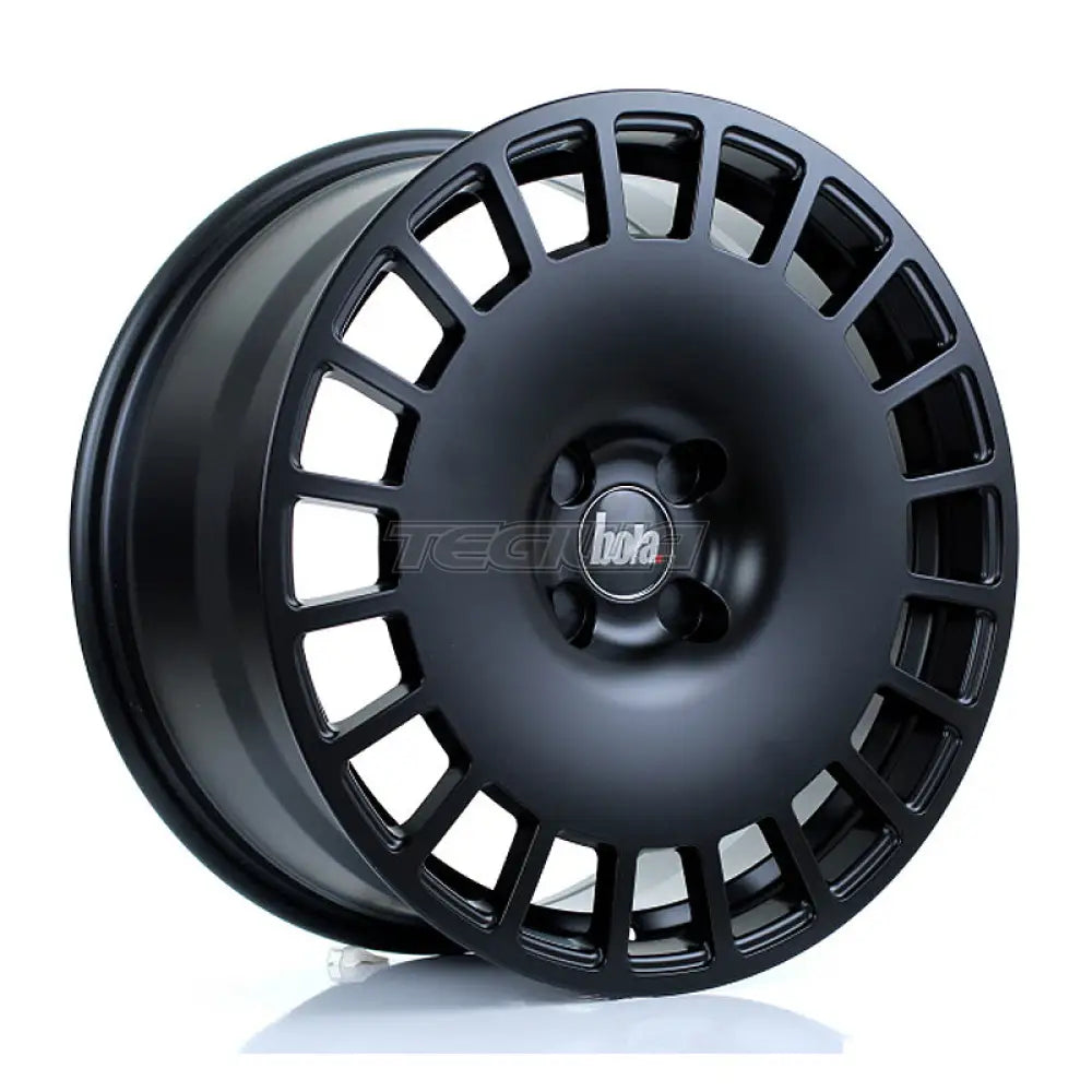 BOLA B12 Alloy Wheel 17x8 4x98 ET30 To 45 72.6mm CB Matt Black Alloy Wheels