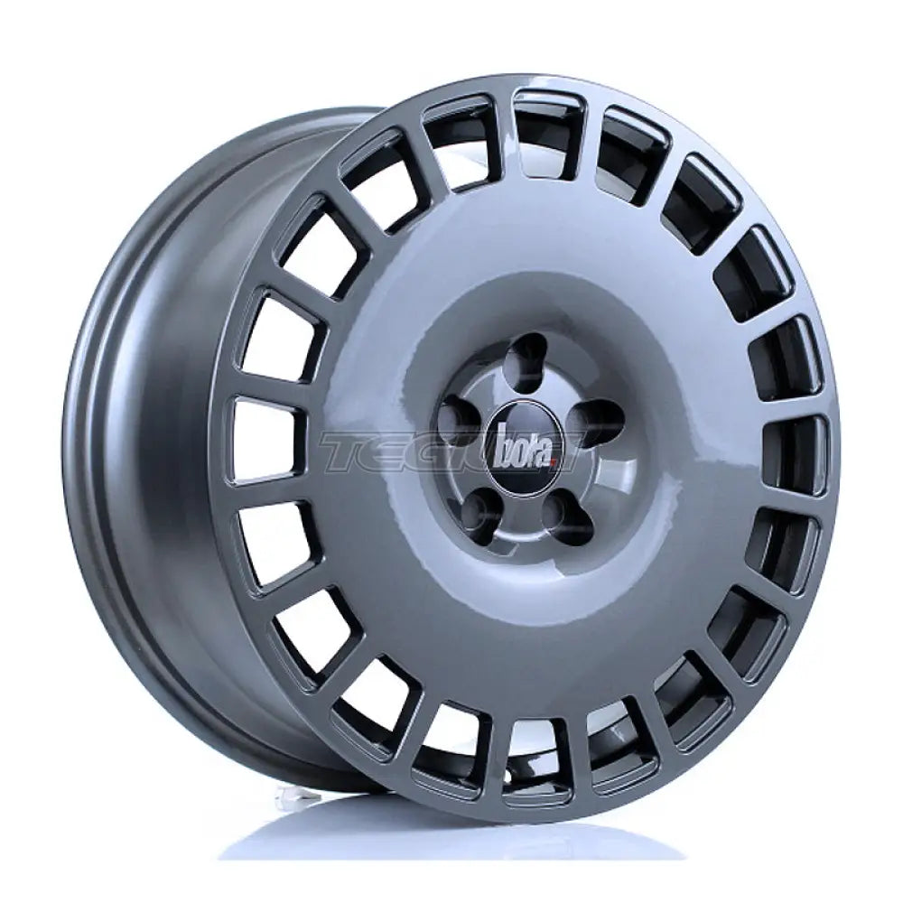 BOLA B12 Alloy Wheel 19x8.5 5x100 ET25 To 45 71.6mm CB Gloss Gunmetal Alloy Wheels