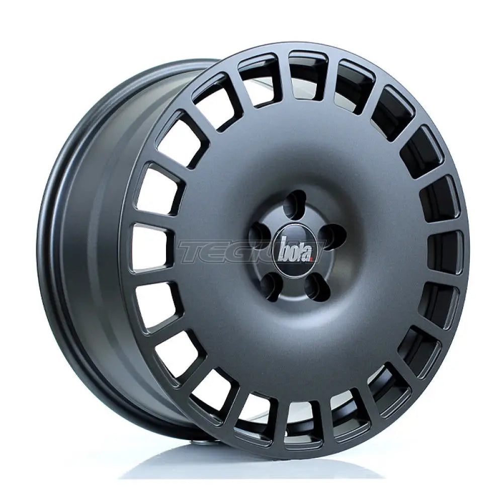 BOLA B12 Alloy Wheel 19x8.5 5x108 ET25 To 45 72.6mm CB Matt Gunmetal Alloy Wheels