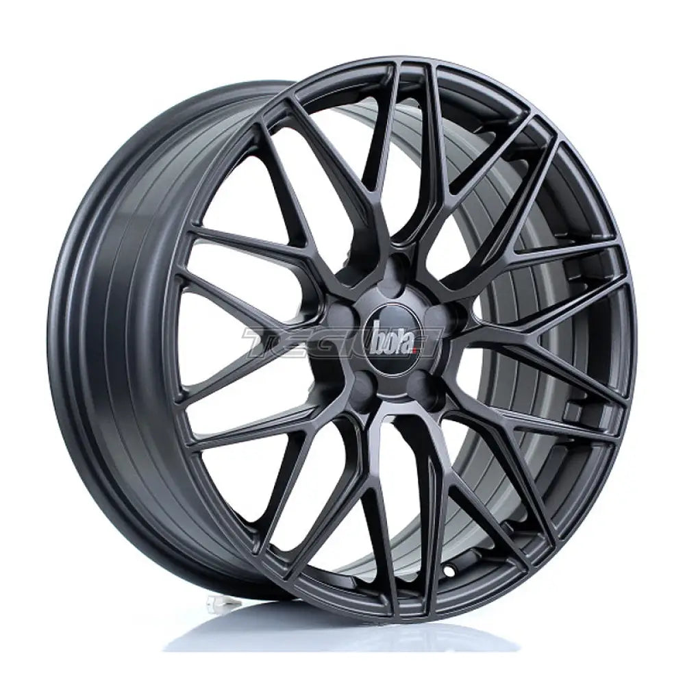 BOLA B17 Alloy Wheel 19x8.25 5x115 ET25 To 45 72.6mm CB Matt Gunmetal Alloy Wheels
