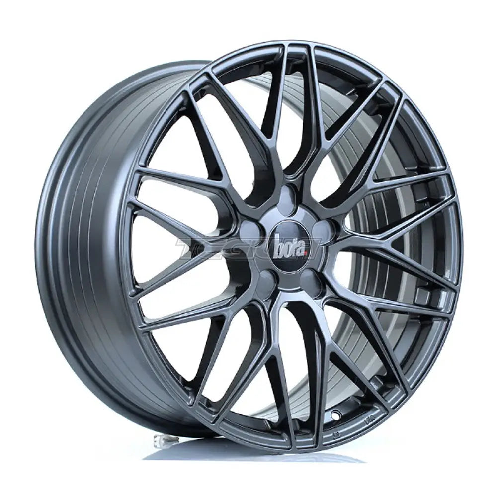 BOLA B17 Alloy Wheel 19x8.5 5x120 ET15 To 45 72.6mm CB Gloss Gunmetal Alloy Wheels