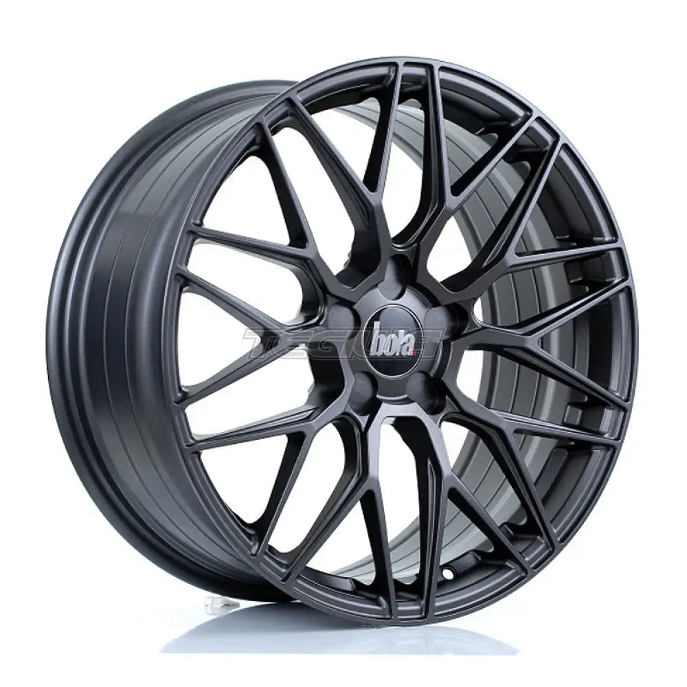 BOLA B17 Alloy Wheel 19x9.5 5x128 ET15 To 45 72.6mm CB Matt Gunmetal Alloy Wheels
