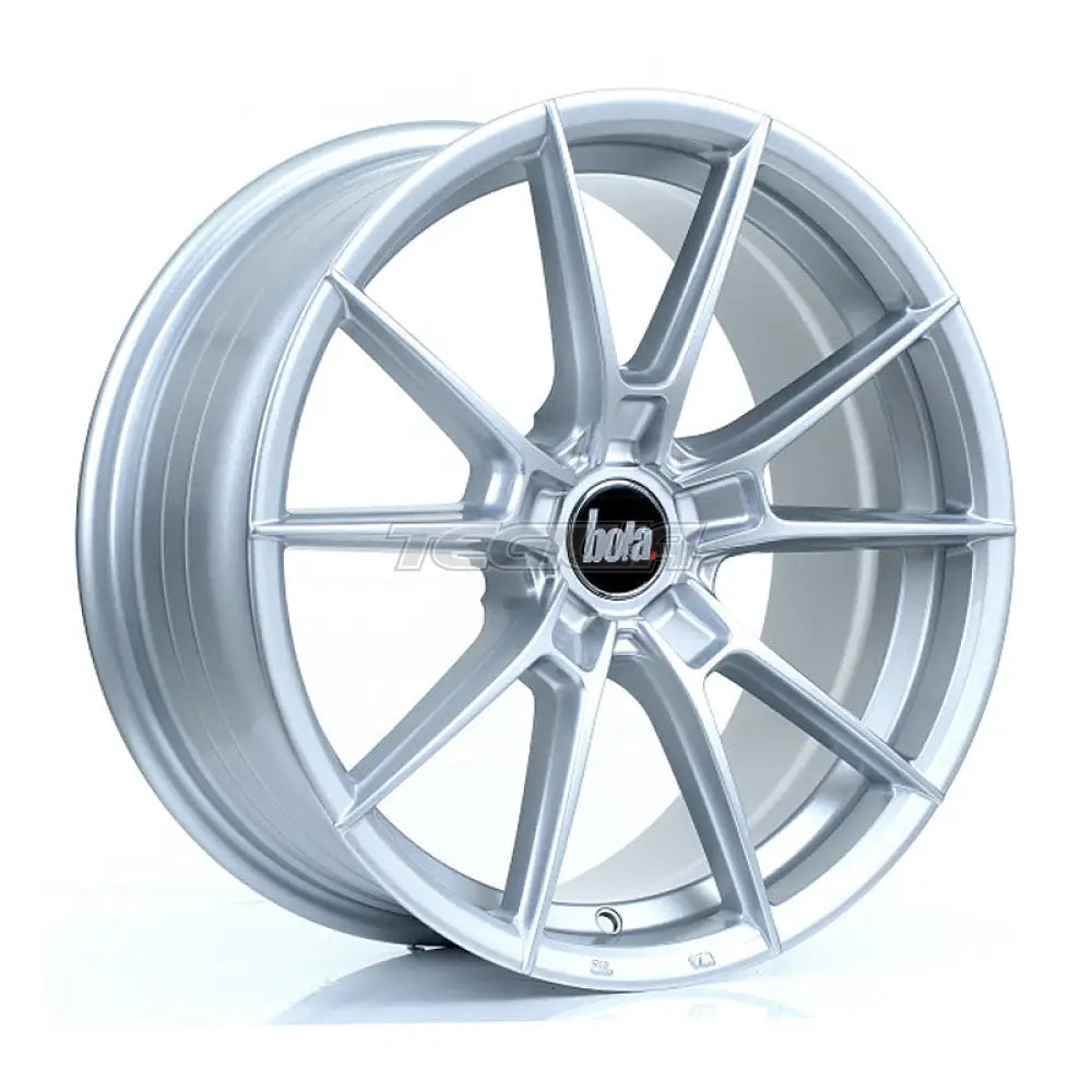 BOLA B19 Alloy Wheel 17x7.5 5x115 ET40 To 45 72.6mm CB Crystal Silver Alloy Wheels