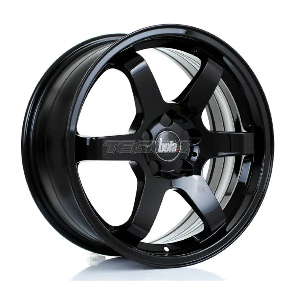 BOLA B1R Alloy Wheel 17x7.5 5x100 ET40 To 45 72.6mm CB Gloss Black Alloy Wheels