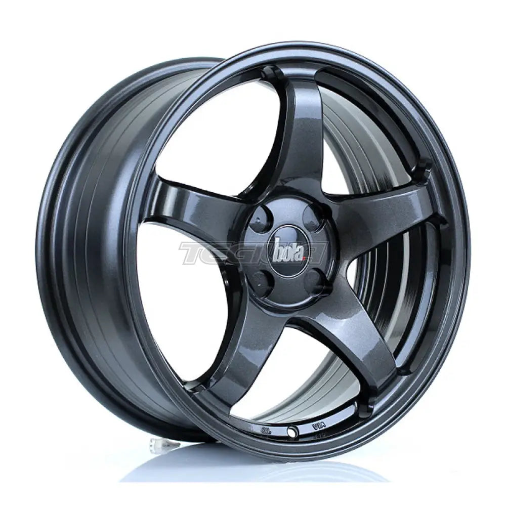 BOLA B2R Alloy Wheel 17x7.5 4x100 ET40 72.6mm CB Gloss Gunmetal Alloy Wheels