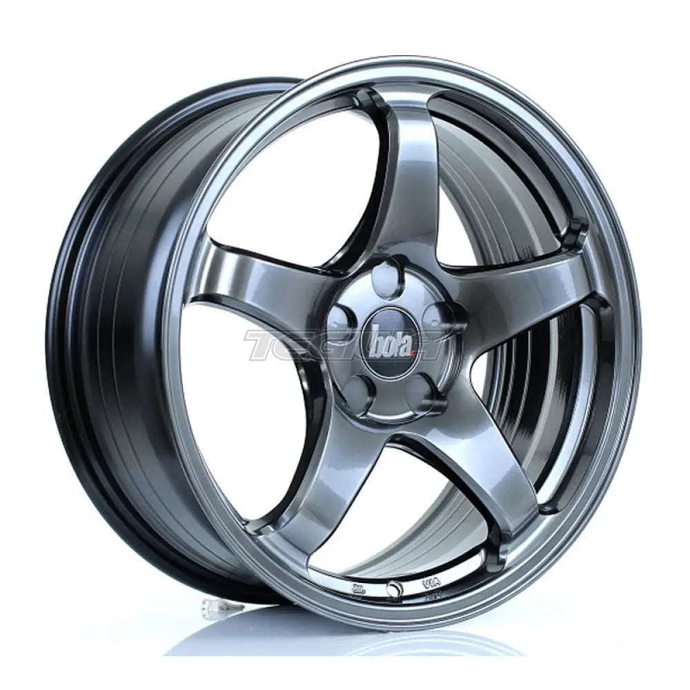 BOLA B2R Alloy Wheel 17x7.5 4x98 ET40 72.6mm CB Hyper Black Alloy Wheels
