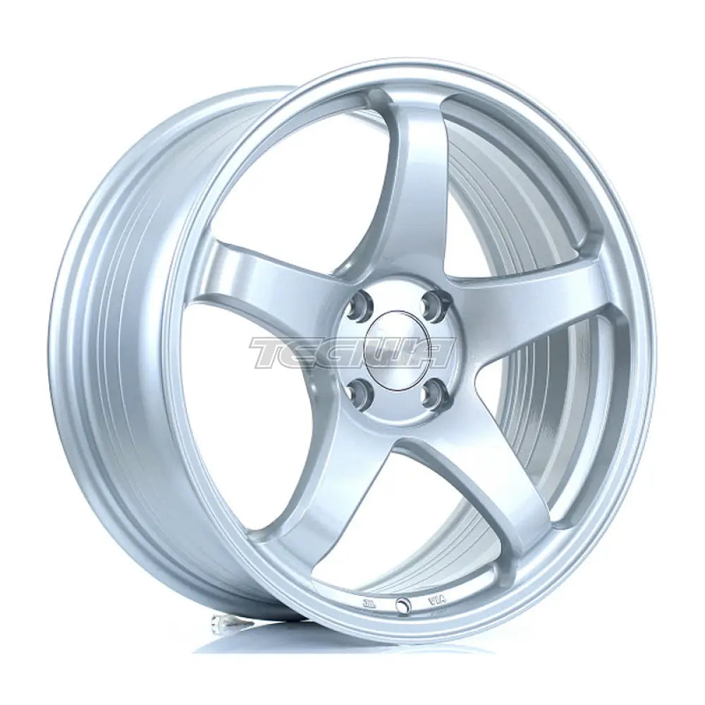 BOLA B2R Alloy Wheel 18x8 4x108 ET40 72.6mm CB Crystal Silver Alloy Wheels