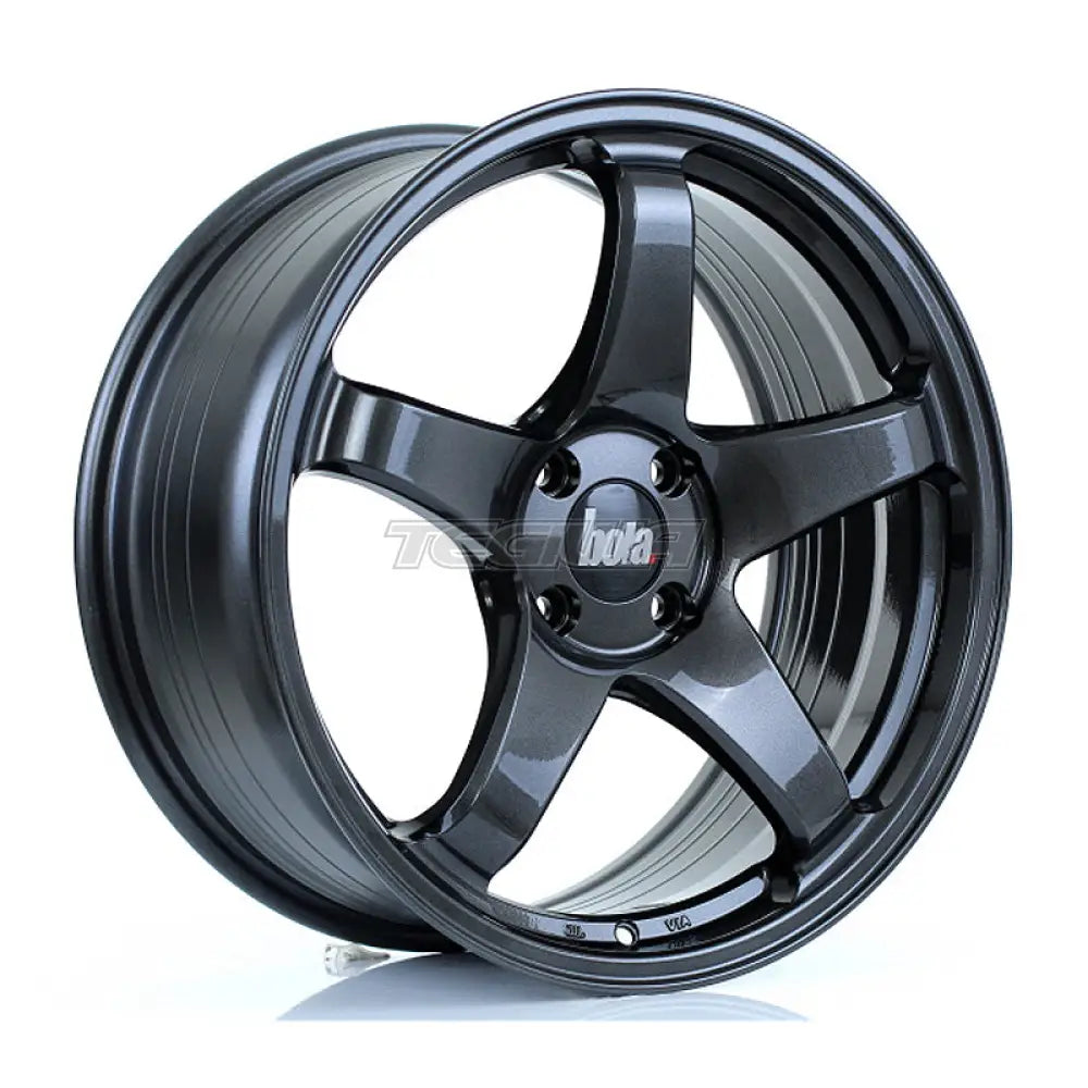 BOLA B2R Alloy Wheel 18x8 4x108 ET40 72.6mm CB Gloss Gunmetal Alloy Wheels