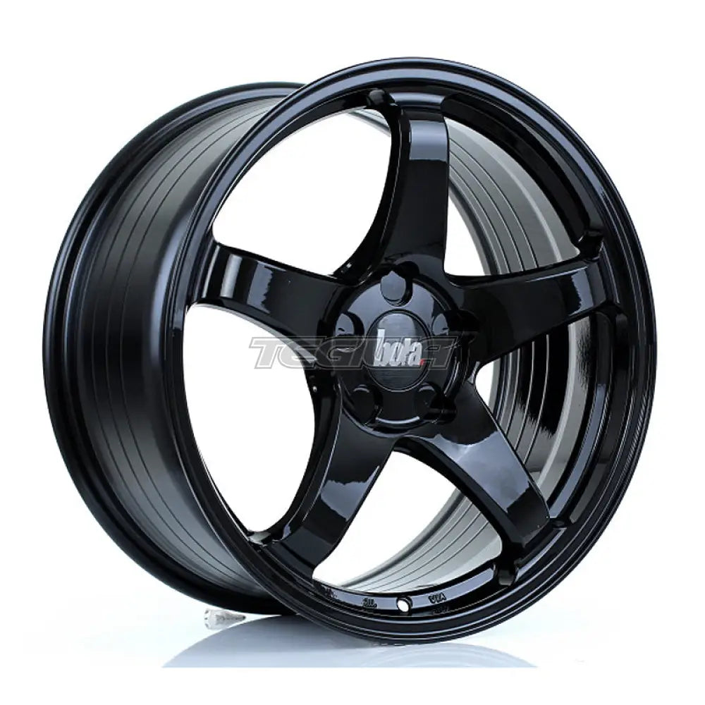BOLA B2R Alloy Wheel 18x8.5 5x100 ET40 To 45 72.6mm CB Gloss Black Alloy Wheels