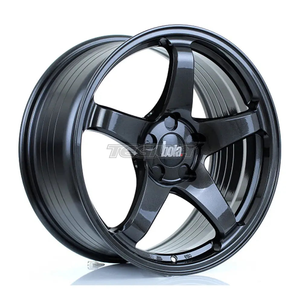 BOLA B2R Alloy Wheel 18x8.5 5x108 ET40 To 45 72.6mm CB Gloss Gunmetal Alloy Wheels