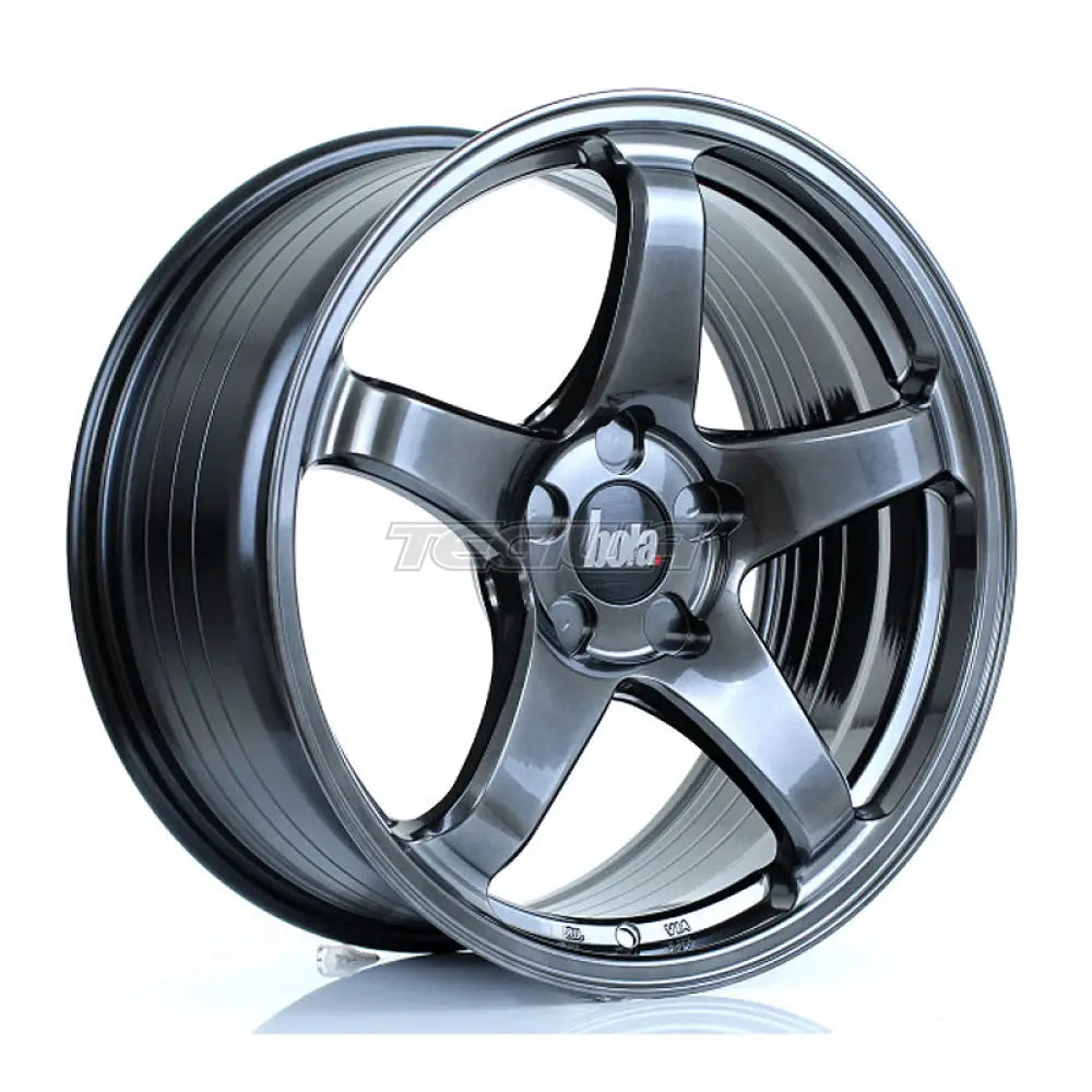 BOLA B2R Alloy Wheel 18x8.5 5x108 ET40 To 45 72.6mm CB Hyper Black Alloy Wheels
