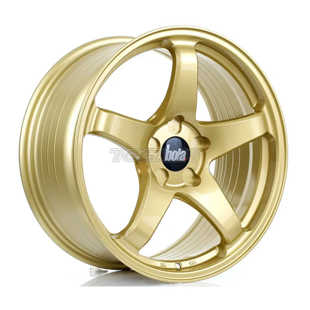 BOLA B2R Alloy Wheel 18x8.5 5x115 ET40 To 45 72.6mm CB Gold Alloy Wheels