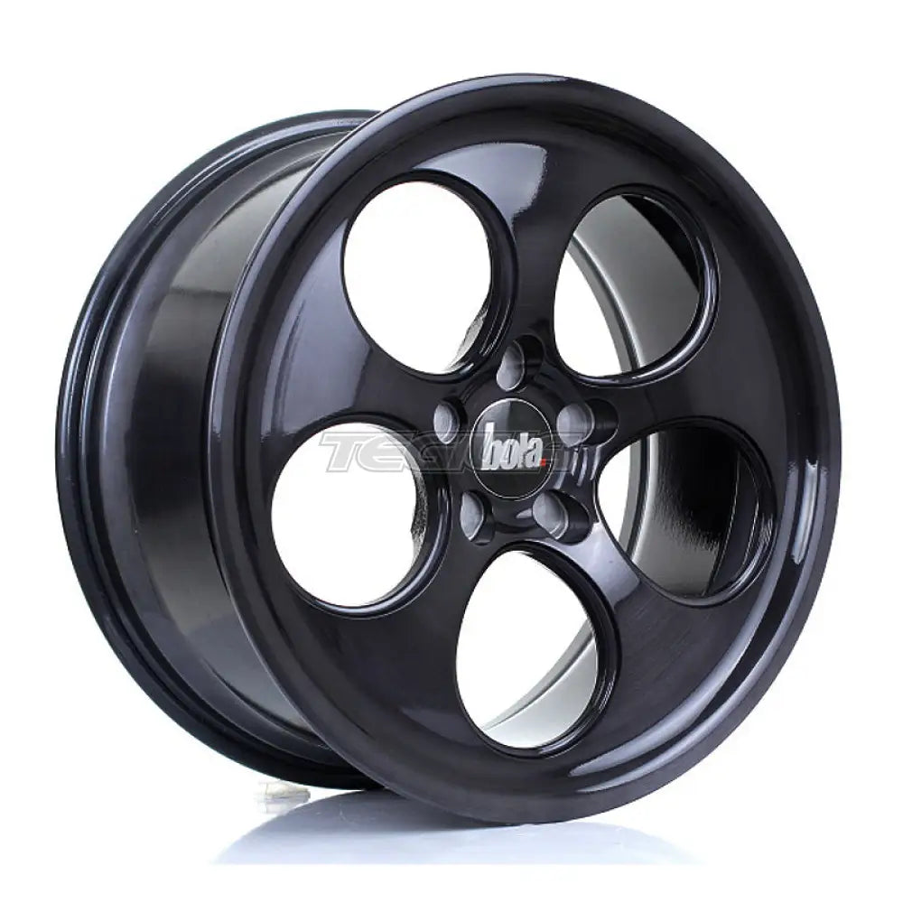 BOLA B5 Alloy Wheel 18x8.5 5x130 ET40 To 45 72.6mm CB Black Brushed Polished Face Alloy Wheels