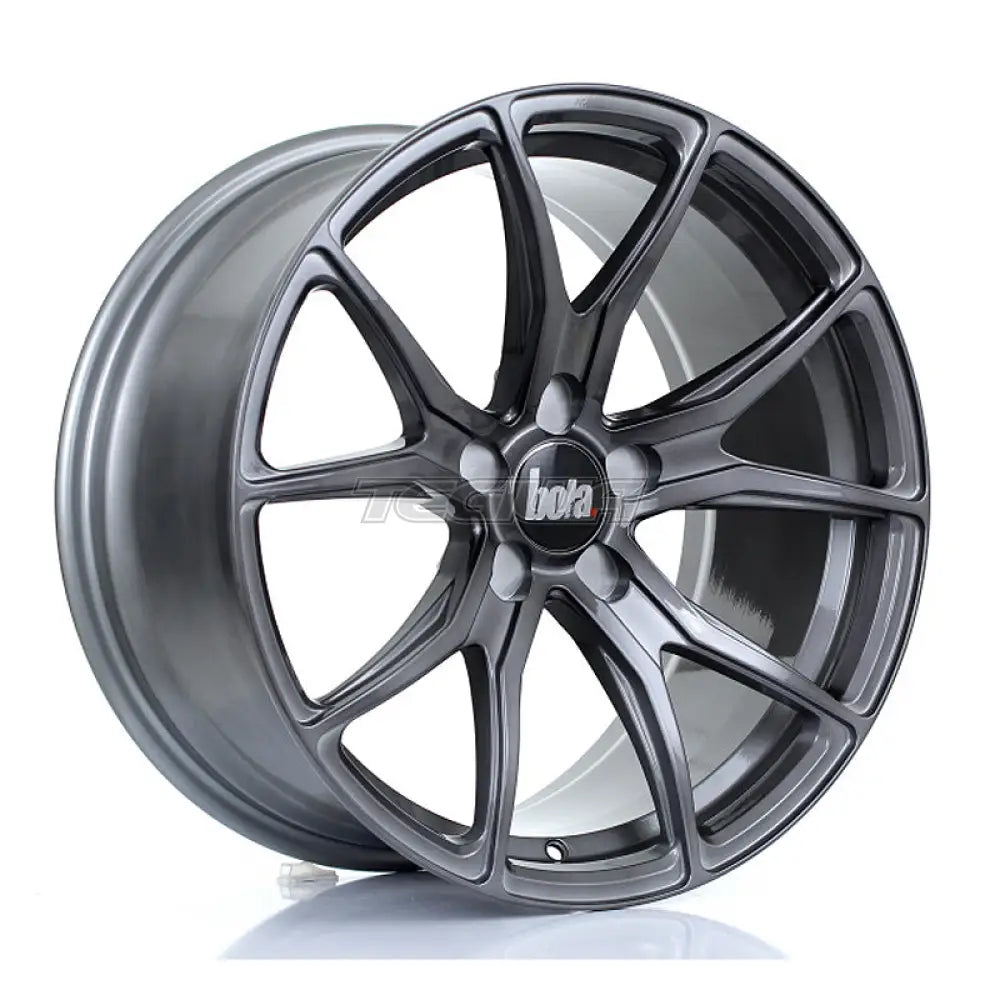 BOLA B6 Alloy Wheel 18x9 5x120.65 ET30 To 45 72.6mm CB Gloss Titanium Alloy Wheels