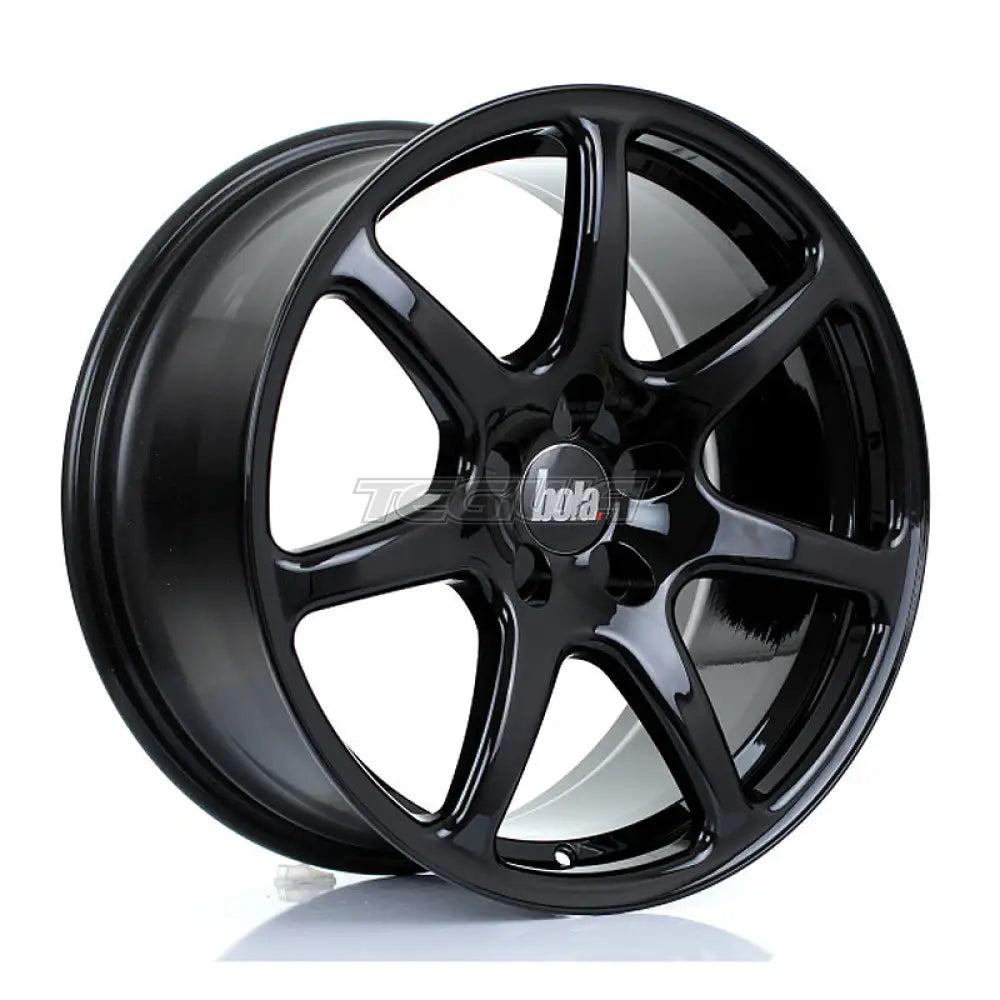 BOLA B7 Alloy Wheel 18x8.5 5x105 ET25 To 45 72.6mm CB Gloss Black Alloy Wheels