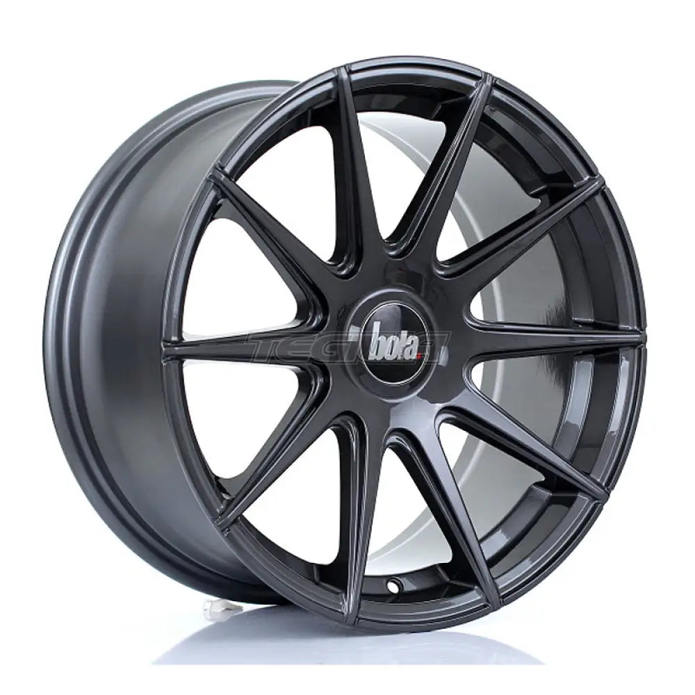 BOLA CSR Alloy Wheel 17x8 4x114 ET35 To 45 72.6mm CB Gloss Gunmetal Alloy Wheels