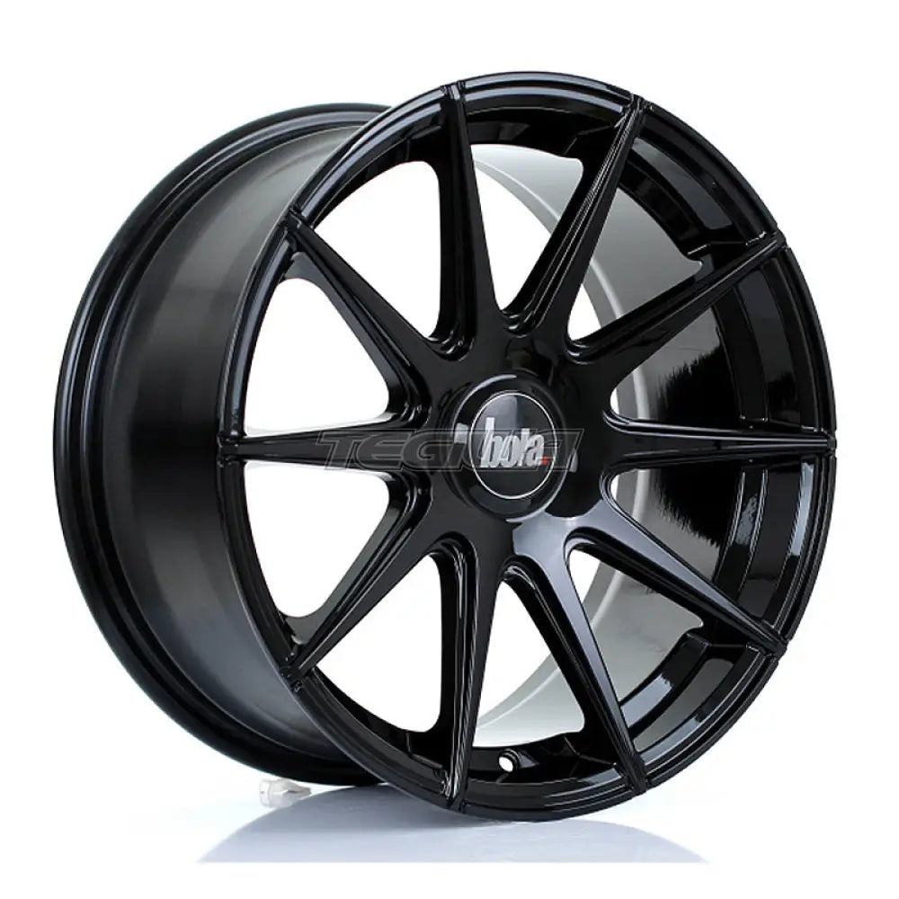 BOLA CSR Alloy Wheel 17x8 5x108 ET35 To 45 72.6mm CB Gloss Black Alloy Wheels