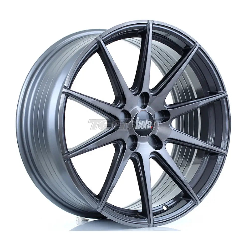 BOLA CSR Alloy Wheel 19x8.5 5x115 ET25 To 45 72.6mm CB Titanium Brushed Alloy Wheels