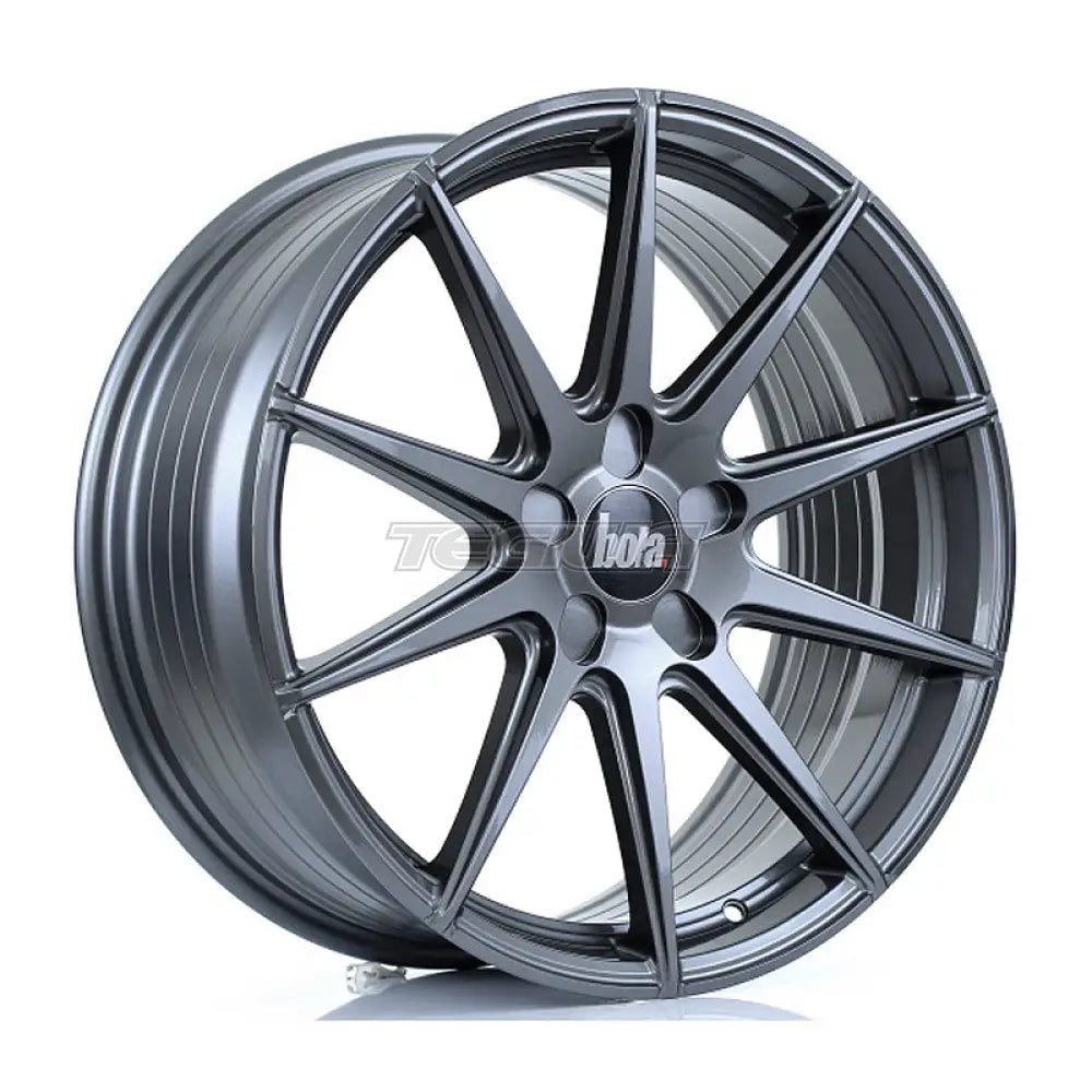 BOLA CSR Alloy Wheel 19x8.5 5x128 ET15 To 45 72.6mm CB Gloss Gunmetal Alloy Wheels