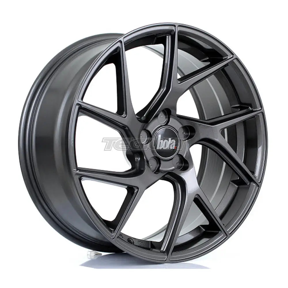 BOLA FLA Alloy Wheel 19x8.5 5x114 ET20 To 58 72.6mm CB Gloss Gunmetal Alloy Wheels