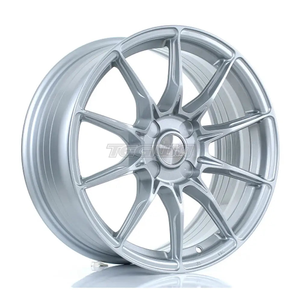 BOLA FLB Alloy Wheel 17x8 5x100 ET35 To 45 72.6mm CB Crystal Silver Alloy Wheels