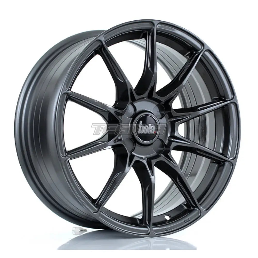 BOLA FLB Alloy Wheel 17x8 5x114 ET35 To 45 72.6mm CB Gloss Gunmetal Alloy Wheels
