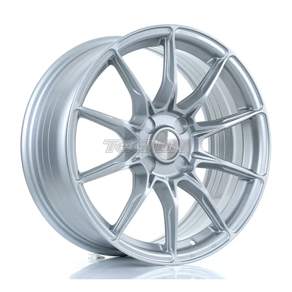 BOLA FLB Alloy Wheel 17x8 5x120 ET35 To 45 72.6mm CB Crystal Silver Alloy Wheels