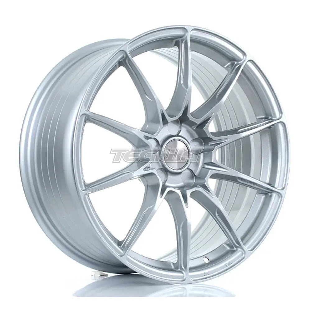 BOLA FLB Alloy Wheel 18x8.5 5x105 ET25 To 45 72.6mm CB Crystal Silver Alloy Wheels