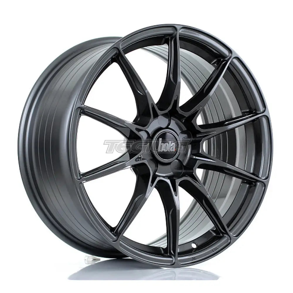 BOLA FLB Alloy Wheel 18x8.5 5x108 ET25 To 45 72.6mm CB Gloss Gunmetal Alloy Wheels