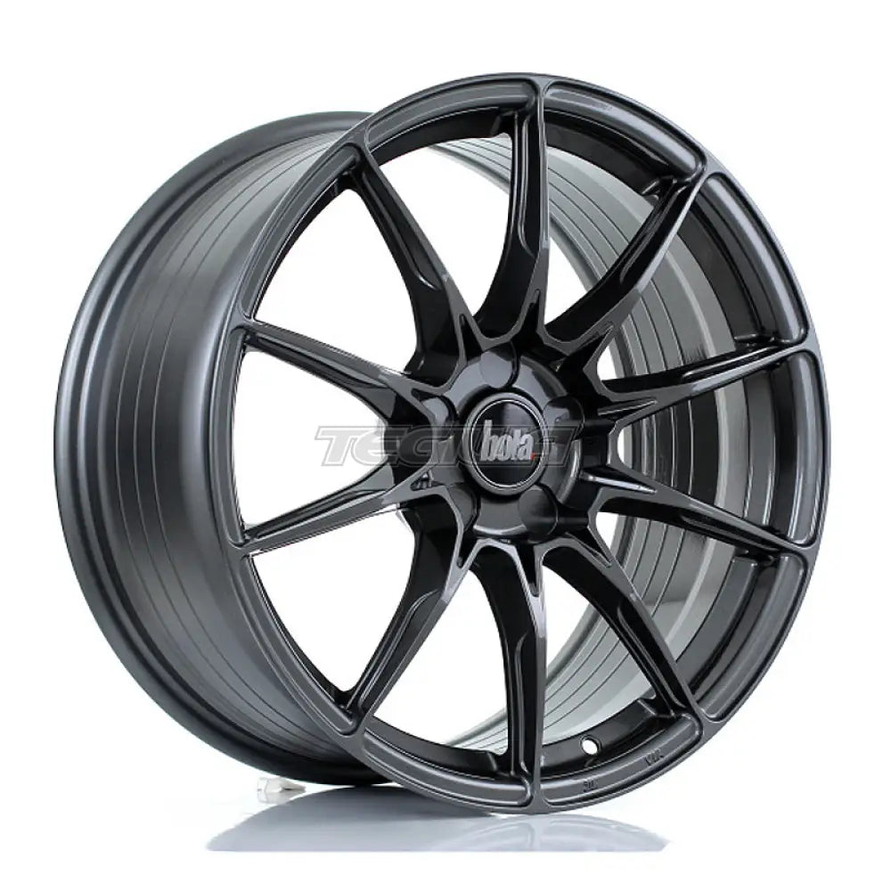 BOLA FLB Alloy Wheel 18x8.5 5x98 ET25 To 45 72.6mm CB Gloss Gunmetal Alloy Wheels