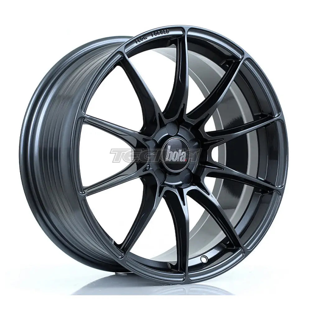 BOLA FLB Alloy Wheel 19x8.5 5x108 ET25 To 45 72.6mm CB Gloss Gunmetal Alloy Wheels