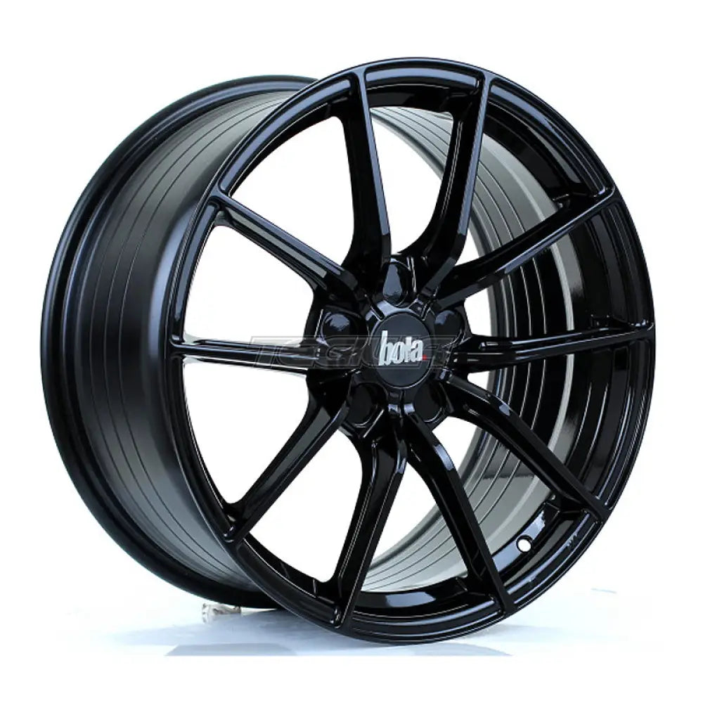 BOLA FLC Alloy Wheel 18x8.5 5x118 ET42 To 45 72.6mm CB Gloss Black Alloy Wheels