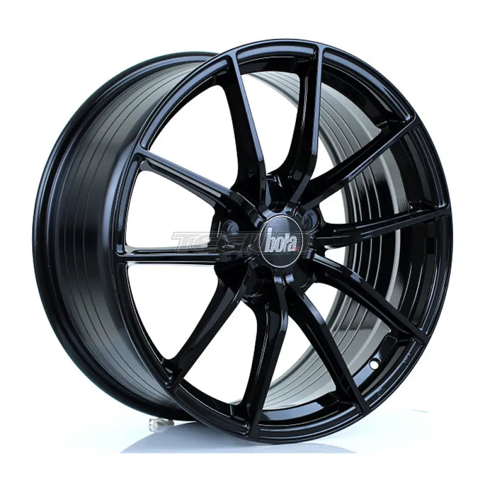 BOLA FLC Alloy Wheel 19x8.5 5x114 ET42 To 45 72.6mm CB Gloss Black Alloy Wheels