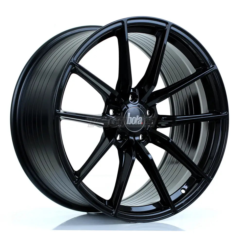 BOLA FLC Alloy Wheel 20x10 5x98 ET42 To 45 72.6mm CB Gloss Black Alloy Wheels