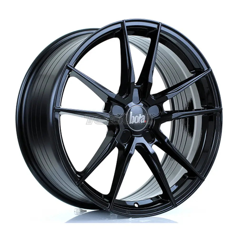 BOLA FLD Alloy Wheel 19x8.5 5x100 ET25 To 63 72.6mm CB Gloss Black Alloy Wheels