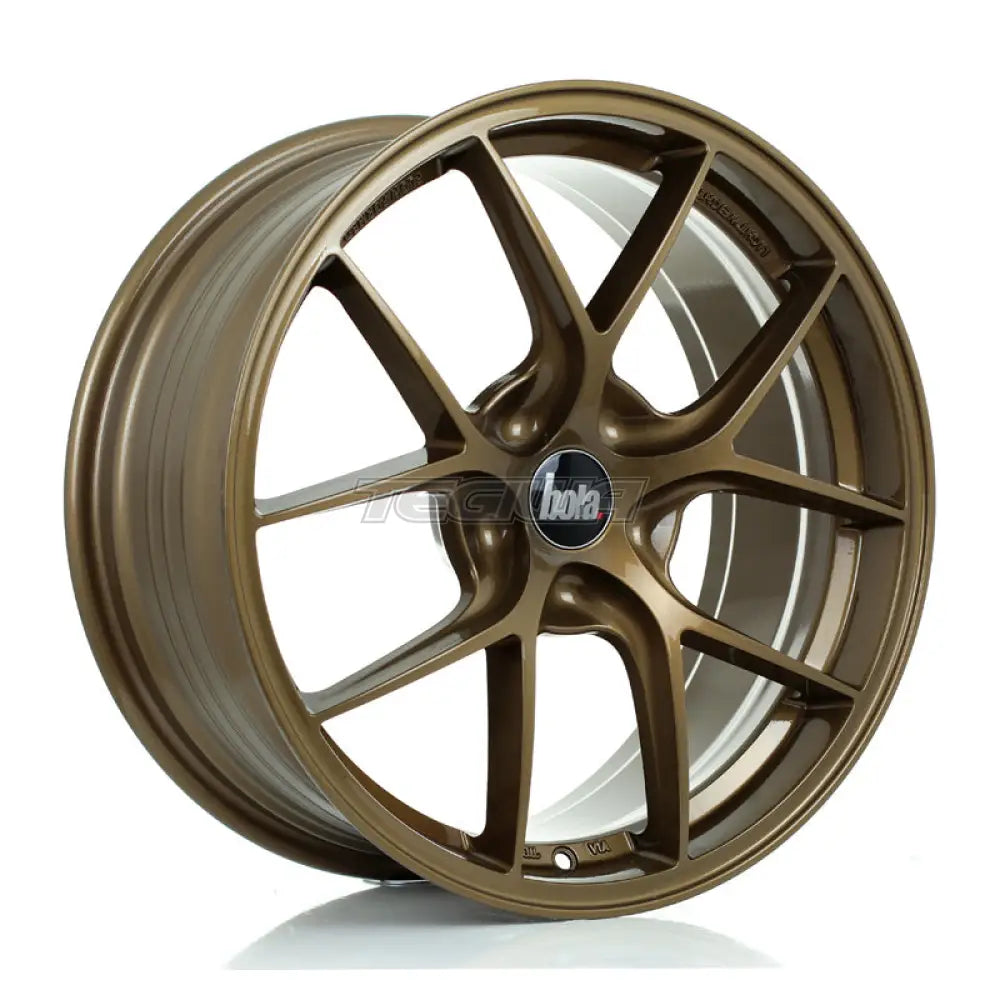 BOLA FLE Alloy Wheel 18x8 5x105 ET35 To 50 72.5mm CB Gloss Bronze Alloy Wheels