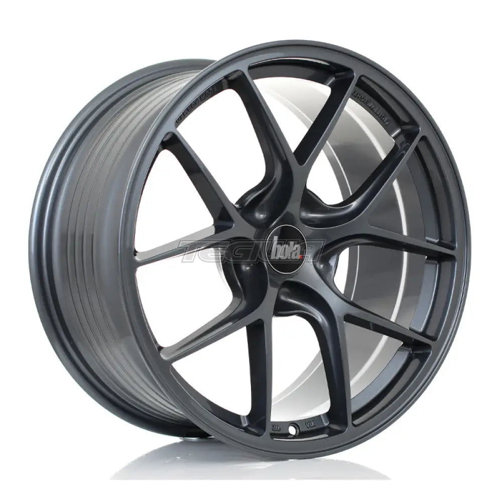 BOLA FLE Alloy Wheel 18x9 5x108 ET35 To 50 72.5mm CB Gloss Gunmetal Alloy Wheels
