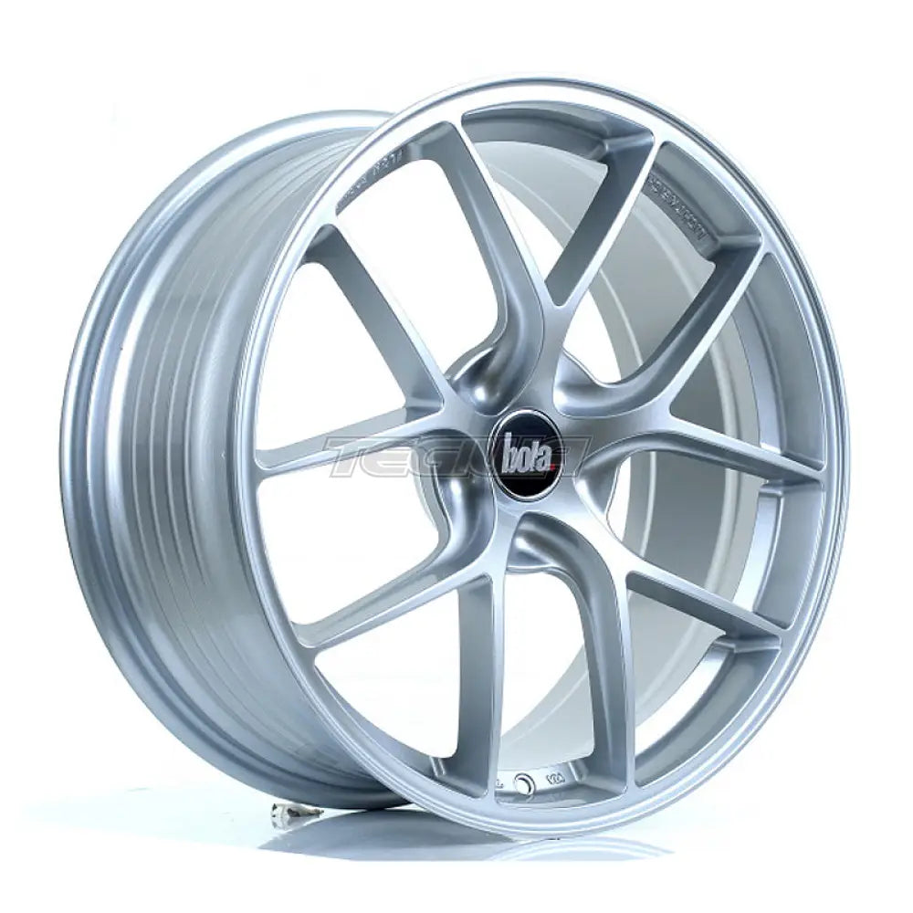 BOLA FLE Alloy Wheel 19x8.5 5x100 ET35 To 50 72.5mm CB Crystal Silver Alloy Wheels