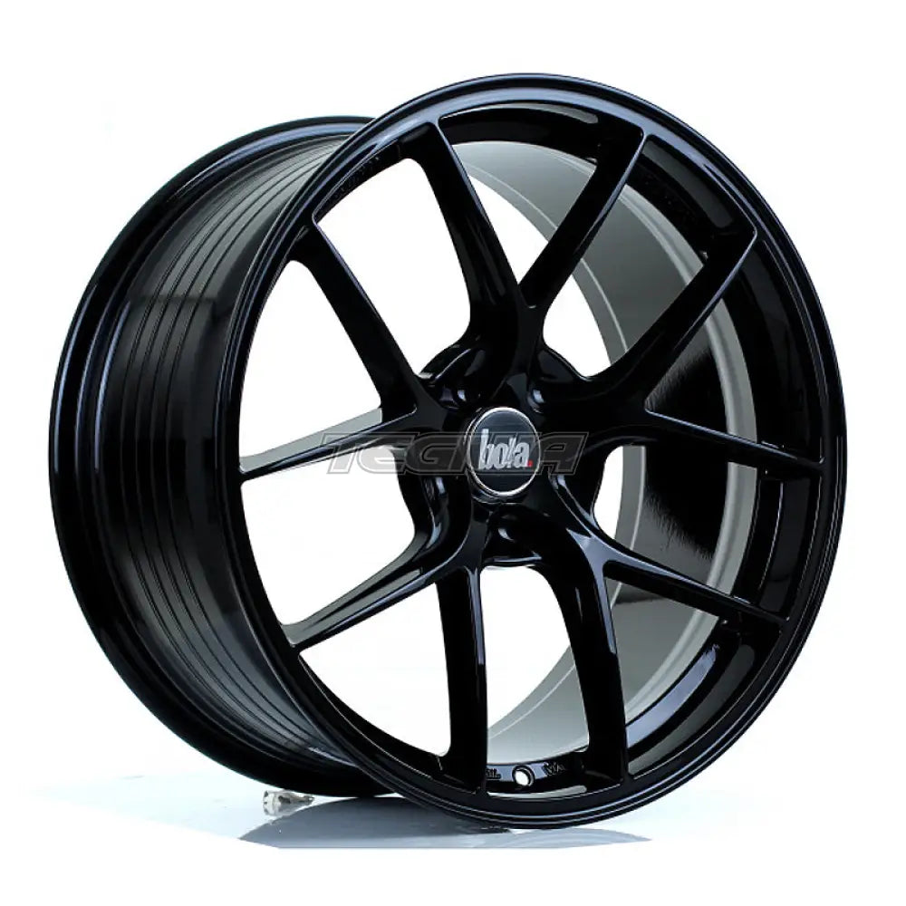 BOLA FLE Alloy Wheel 19x9.5 5x105 ET42 To 49 72.6mm CB Gloss Black Alloy Wheels