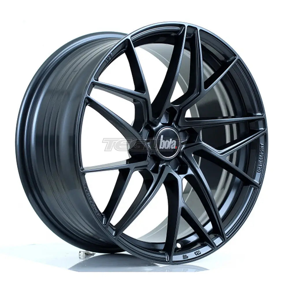 BOLA FLR Alloy Wheel 18x8.5 5x100 ET35 To 50 72.6mm CB Gloss Gunmetal Alloy Wheels