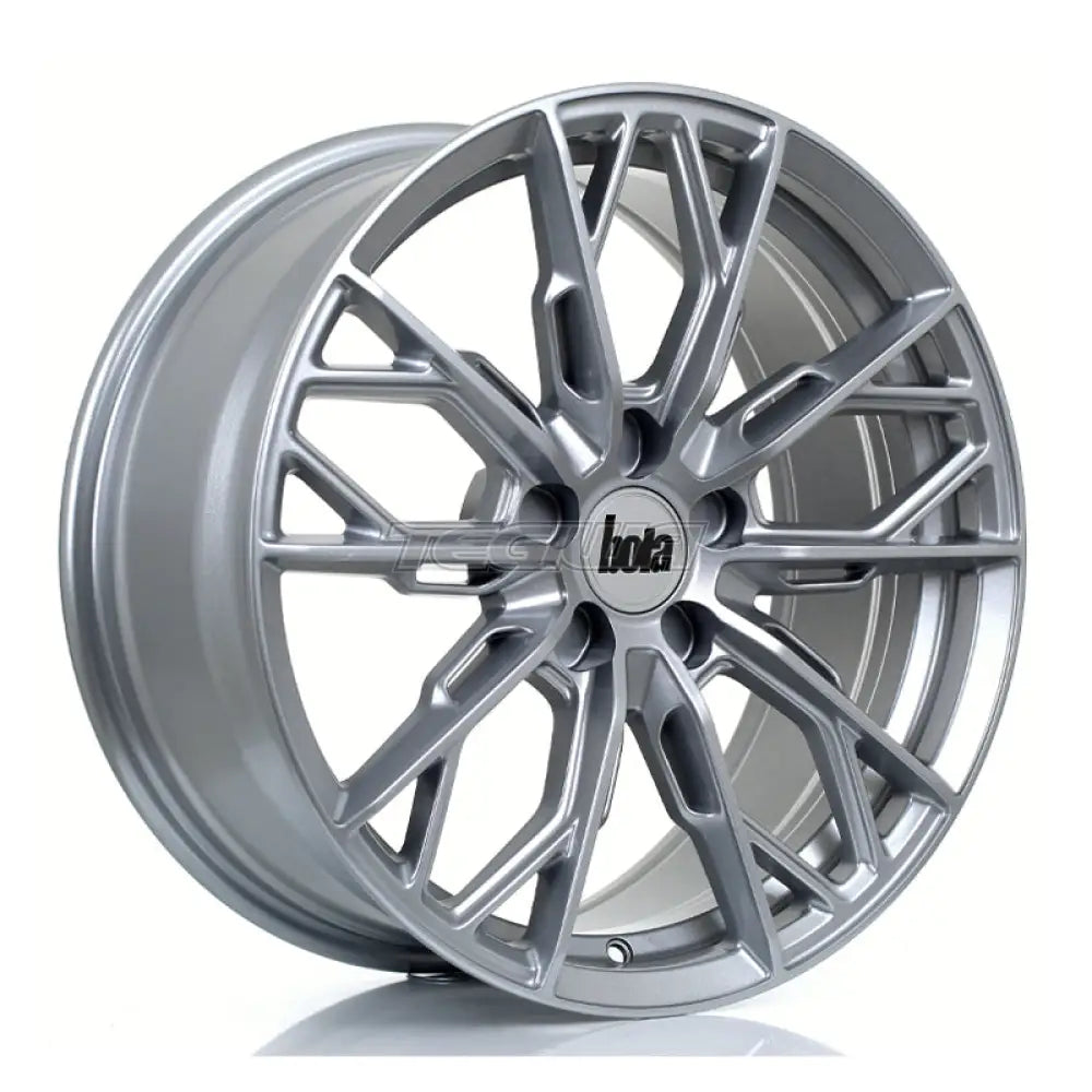 BOLA FLS Alloy Wheel 18x8 5x112 ET25 To 50 72.5mm CB Crystal Silver Alloy Wheels
