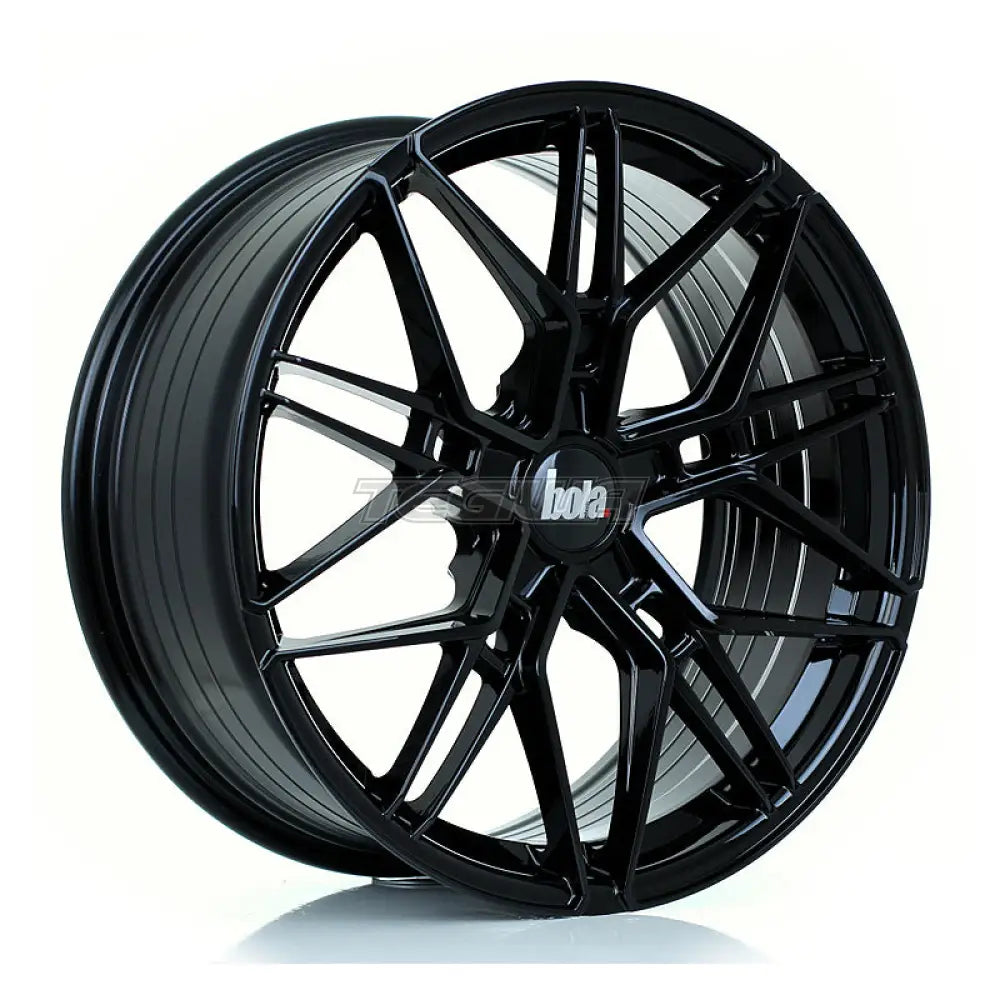 BOLA FLV Alloy Wheel 19x8.5 5x110 ET25 To 55 72.6mm CB Gloss Black Alloy Wheels