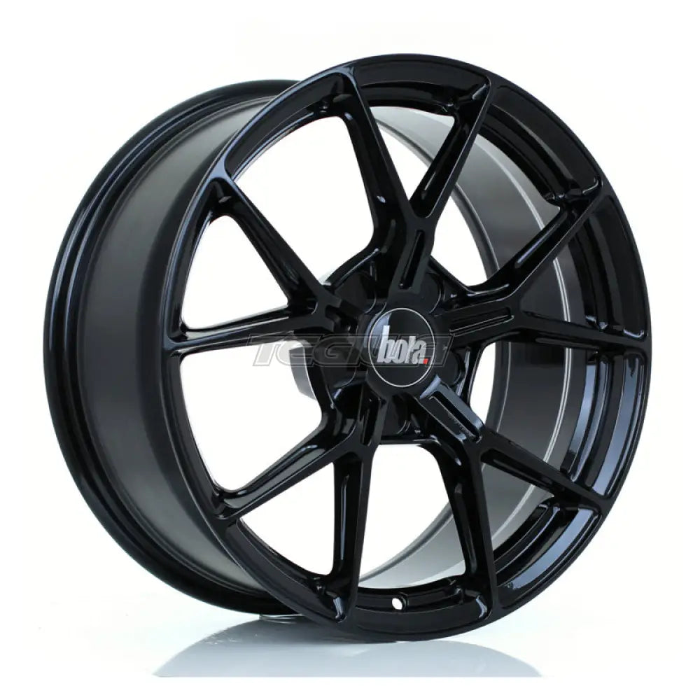 BOLA FLY Alloy Wheel 18x8 5x127 ET15 To 45 72.5mm CB Gloss Black Alloy Wheels