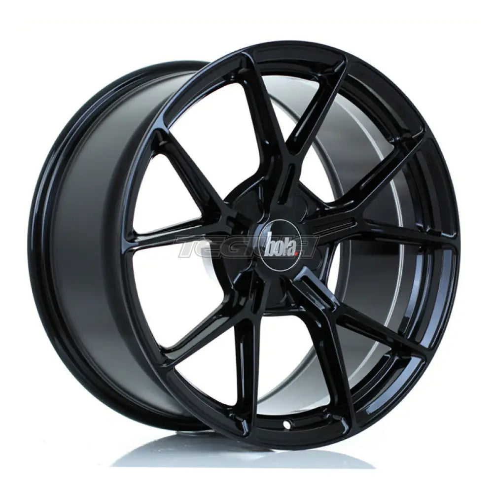 BOLA FLY Alloy Wheel 19x9.5 5x100 ET6 To 52 72.5mm CB Gloss Black Alloy Wheels