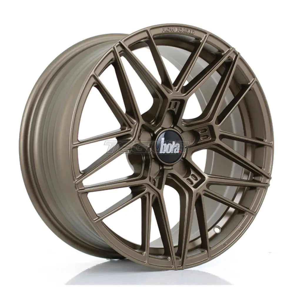 BOLA FLZ Alloy Wheel 18x8 5x110 ET25 To 50 72.5mm CB Matt Bronze Alloy Wheels