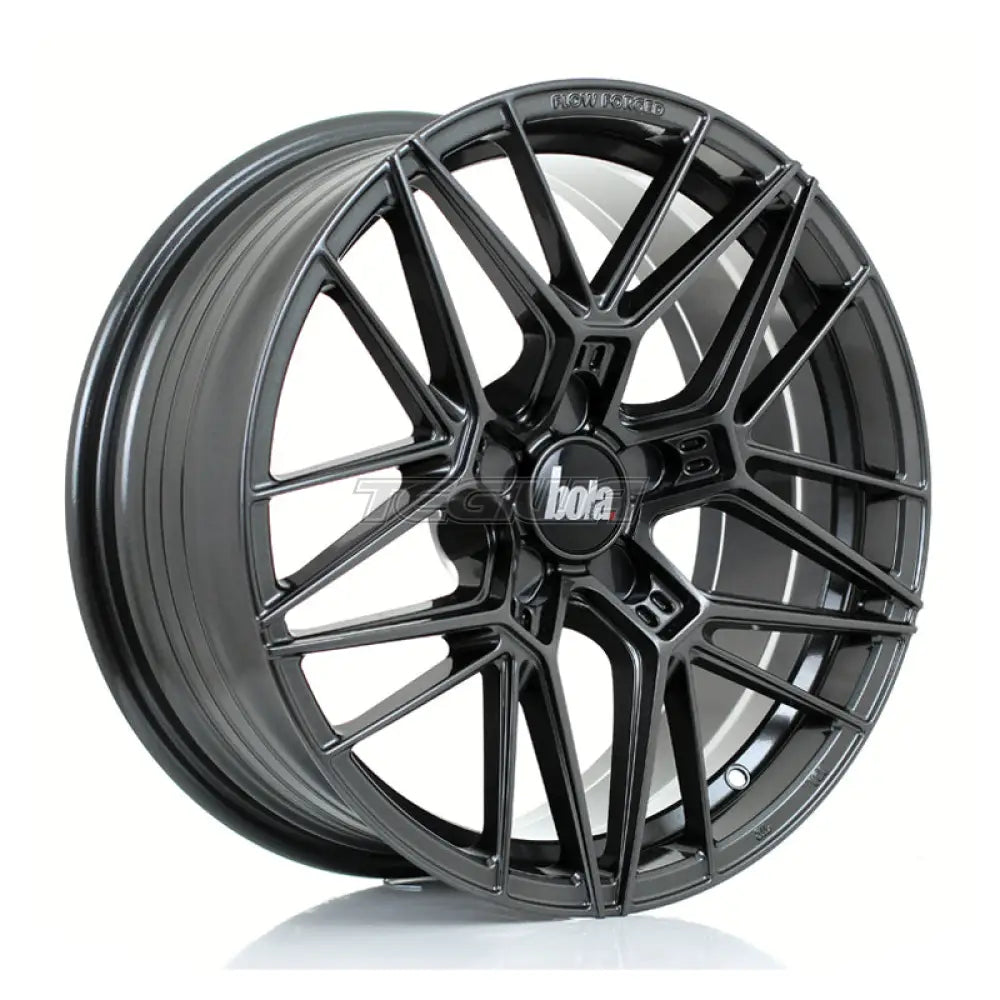 BOLA FLZ Alloy Wheel 18x8 5x112 ET25 To 50 72.5mm CB Gloss Gunmetal Alloy Wheels